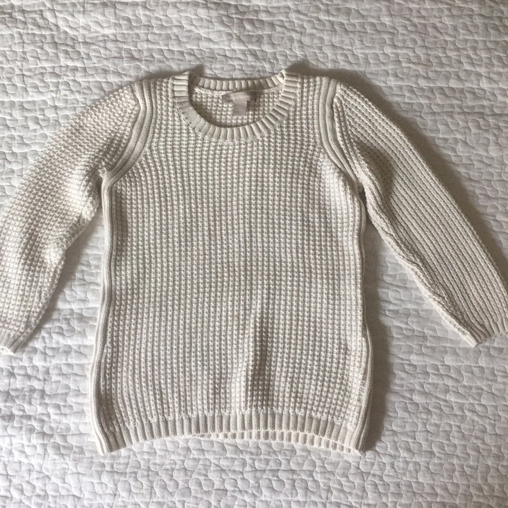 White Banana Republic Sweater Sz S
